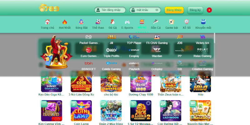 Sảnh game slot, Quay hũ 6789 