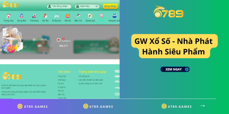 GW Xổ Số - Nhà Phát Hành Siêu Phẩm Xổ Số Hàng Đầu